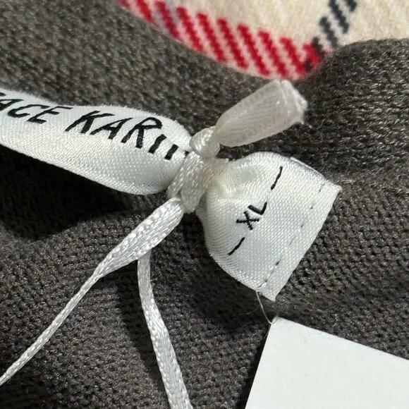 GRACE KARIN size XL brown open front button up soft knit cardigan long sleeve - Picture 4 of 12